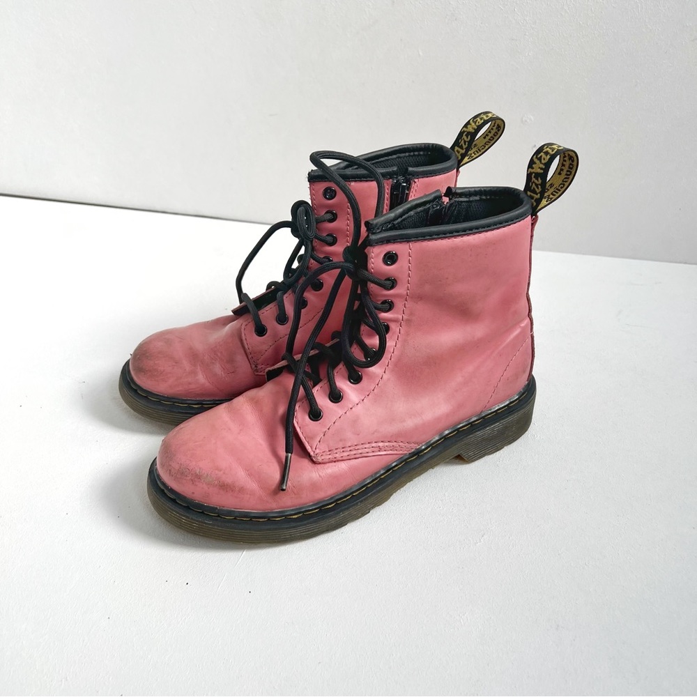 Dr Martens | Pink Lace Up Boots